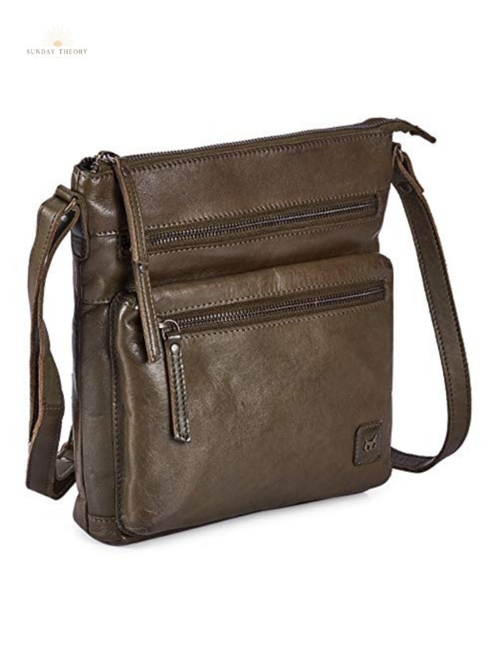 Genuine Leather Crossbody Sling Purse for Women Travel Handbag